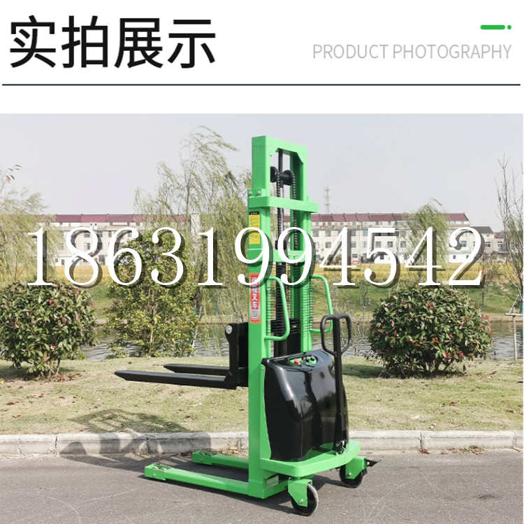 渠县电动叉车堆高车液压铲车电瓶1吨2吨站驾步行式小型全自动叉车